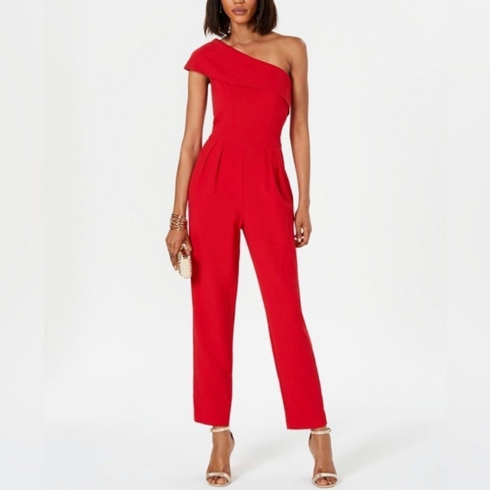 Vince Camuto Red Jumpsuit